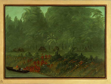 Un village Yahua - George Catlin