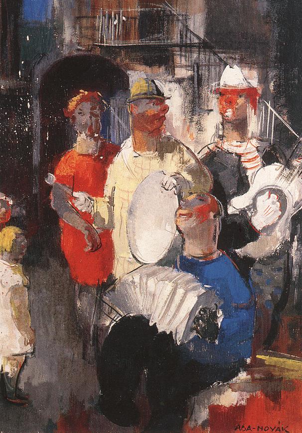 Musiciens - Vilmos Aba-Novák