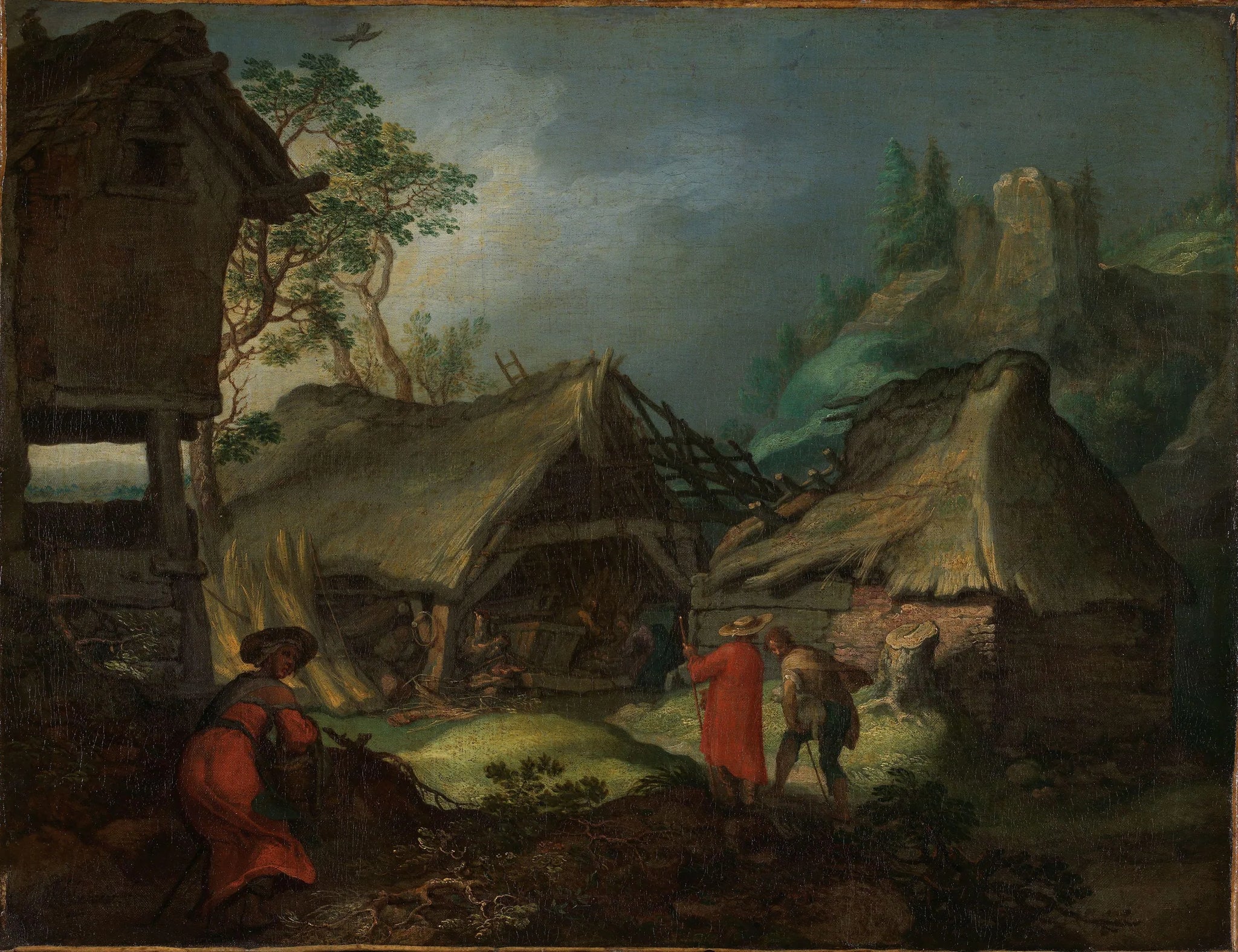 L'Adoration des bergers - Abraham Bloemaert image 1 reproduction artisanale de tableau