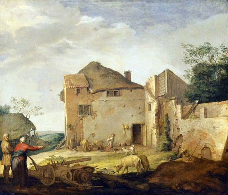 Le fils prodigue devenu porcher - Abraham Bloemaert