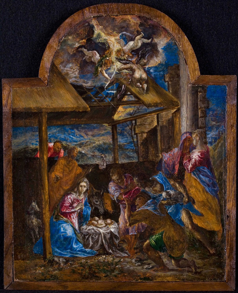 Adoration, 1570 - El Greco