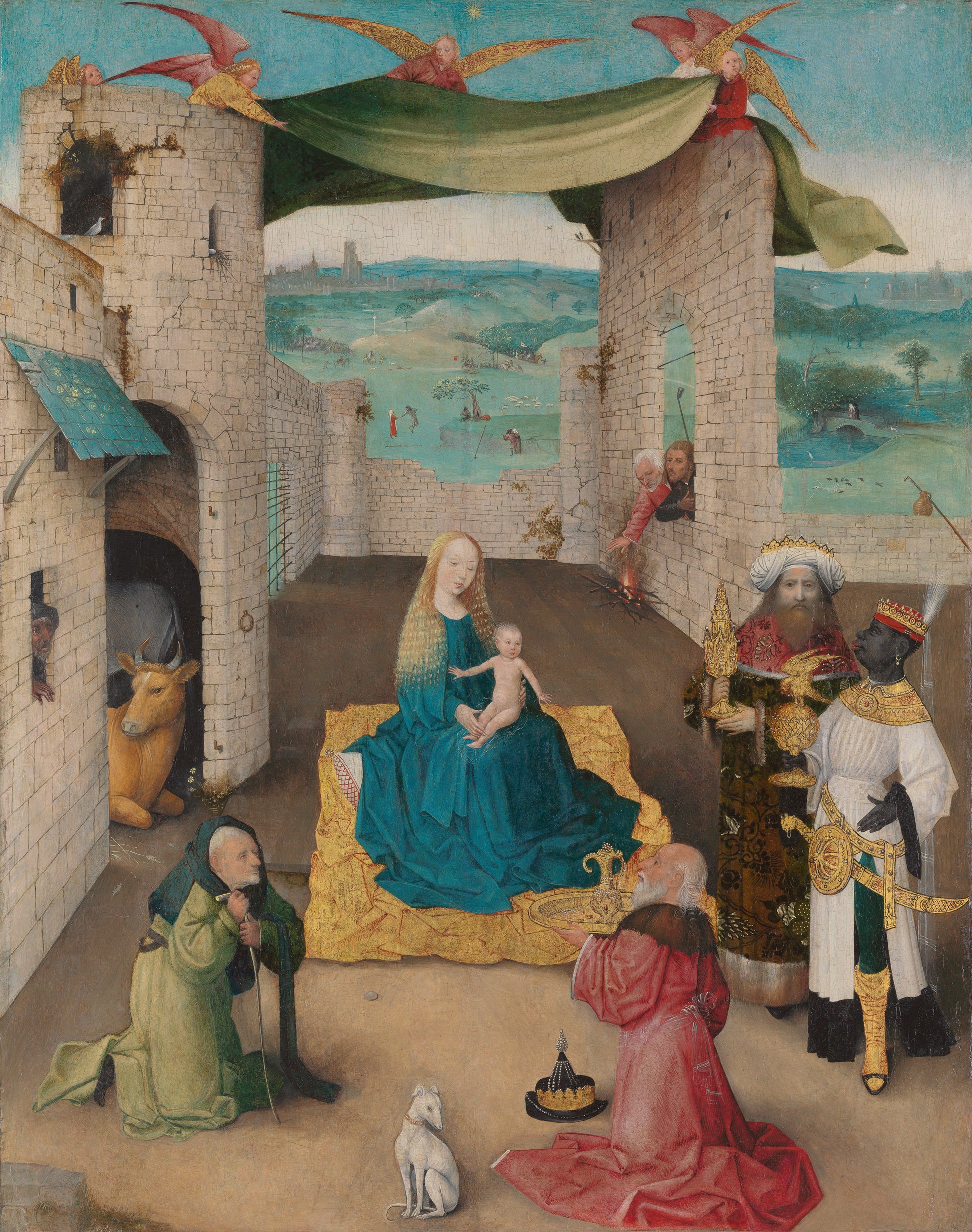 การบูชาของนักมายากล - Hieronymus Bosch