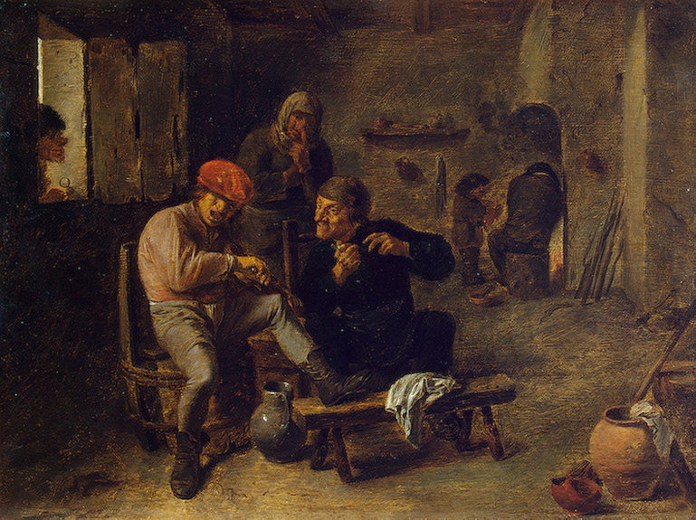 Scène de taverne (Le violoniste du village) - Adriaen Brouwer