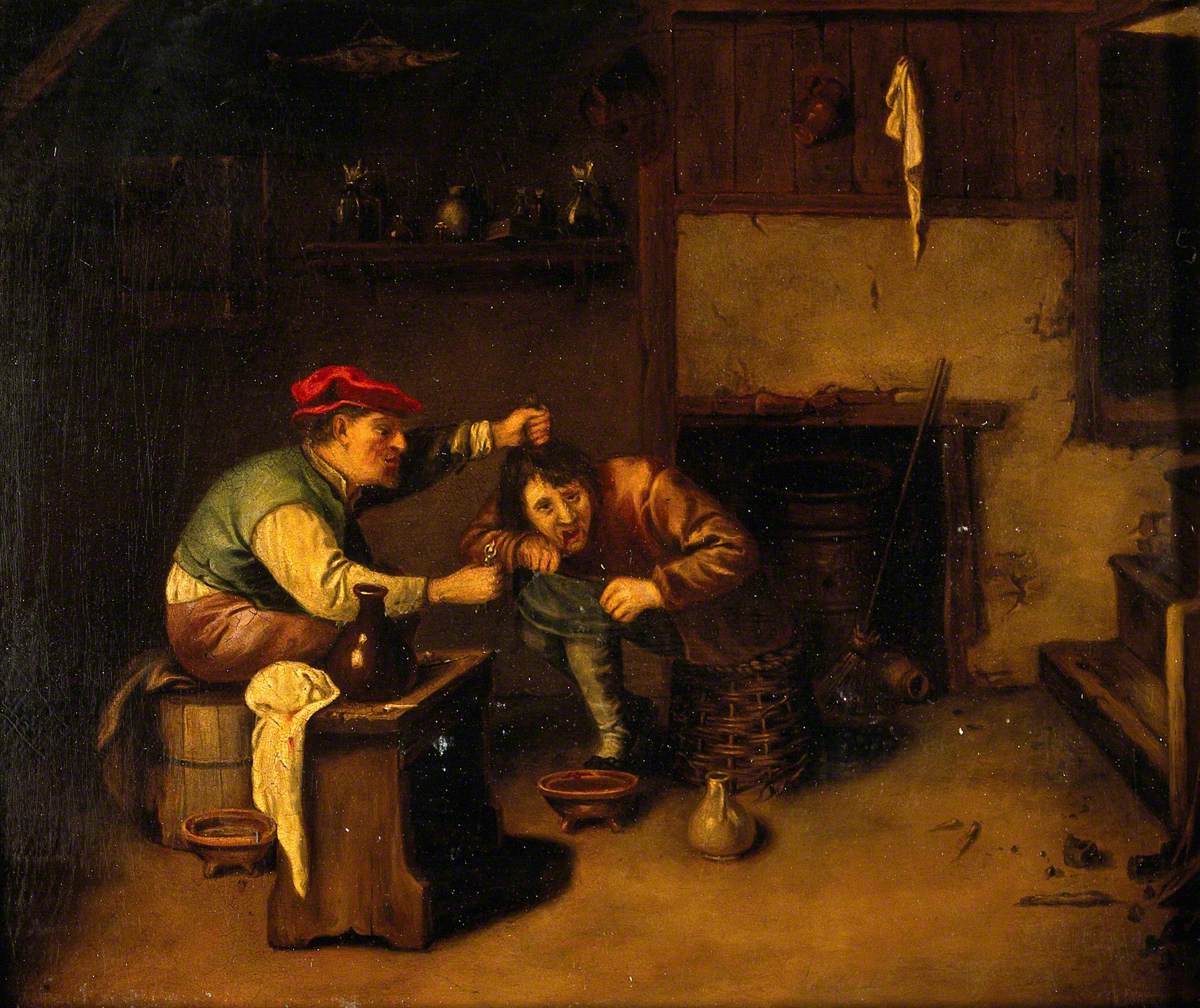 Un chirurgien extrait une dent - Adriaen Brouwer