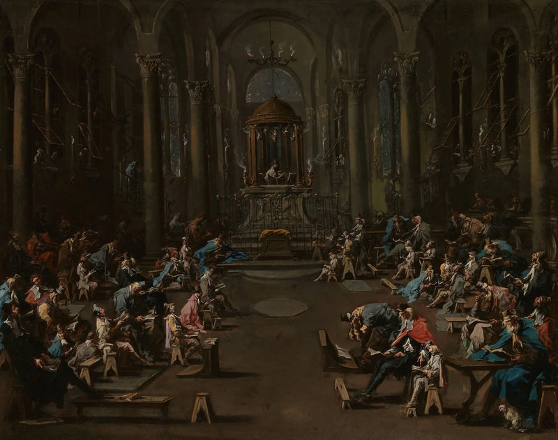 La synagogue - Alessandro Magnasco
