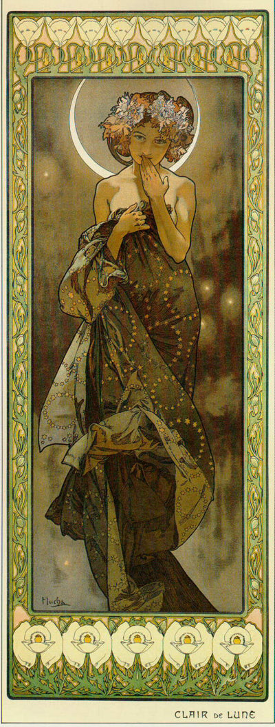 La Lune — Alphonse Mucha
