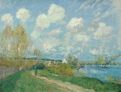 Reproduction du tableau « Été à Bougival - Alfred Sisley » par Alpha Reproduction en peinture à l’huile