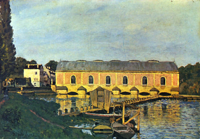 Reproduction du tableau « La Machine de Marly - Alfred Sisley » par Alpha Reproduction en peinture à l’huile