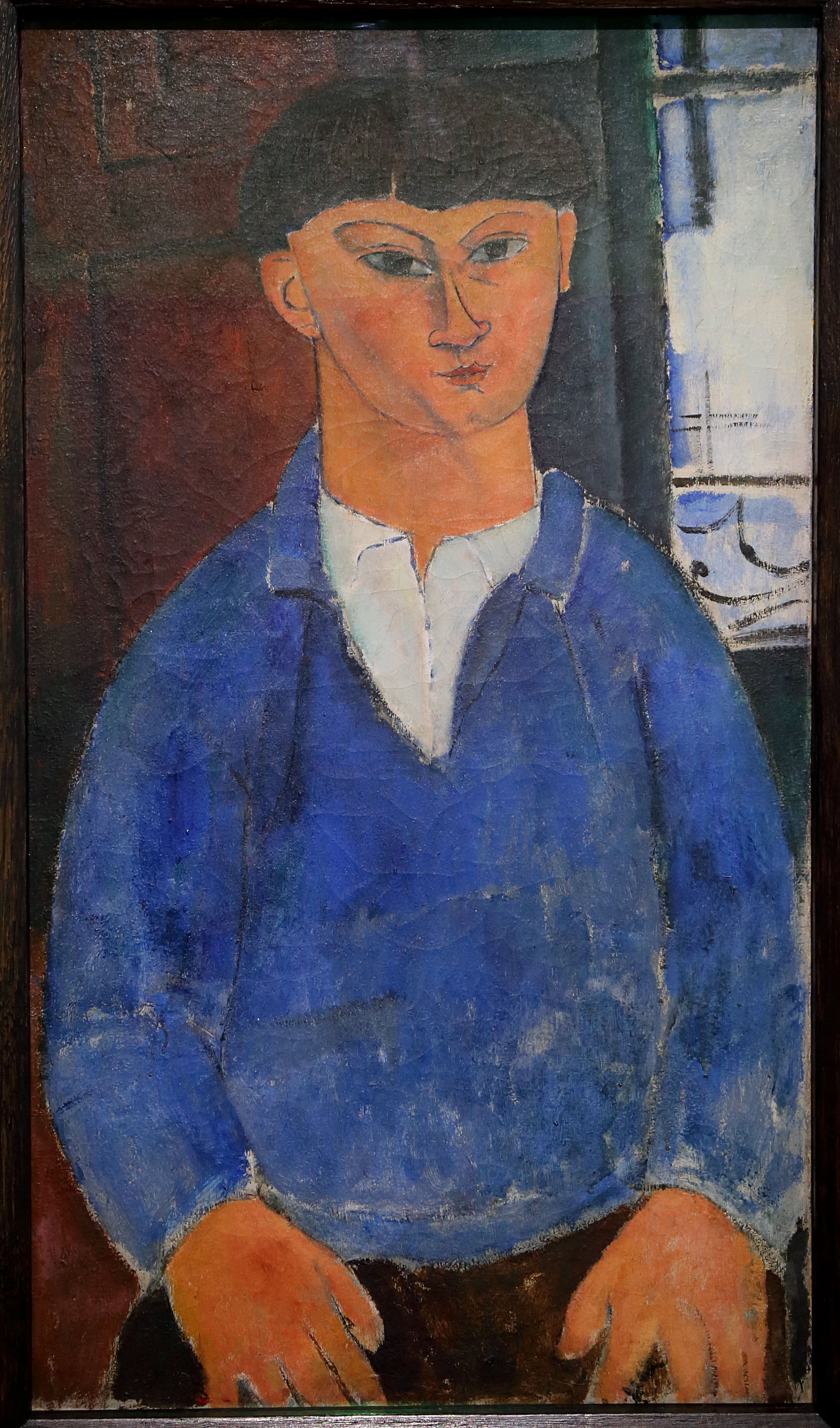 Reproduction du tableau « Moïse Kisling - Amedeo Modigliani » par Alpha Reproduction en peinture à l’huile