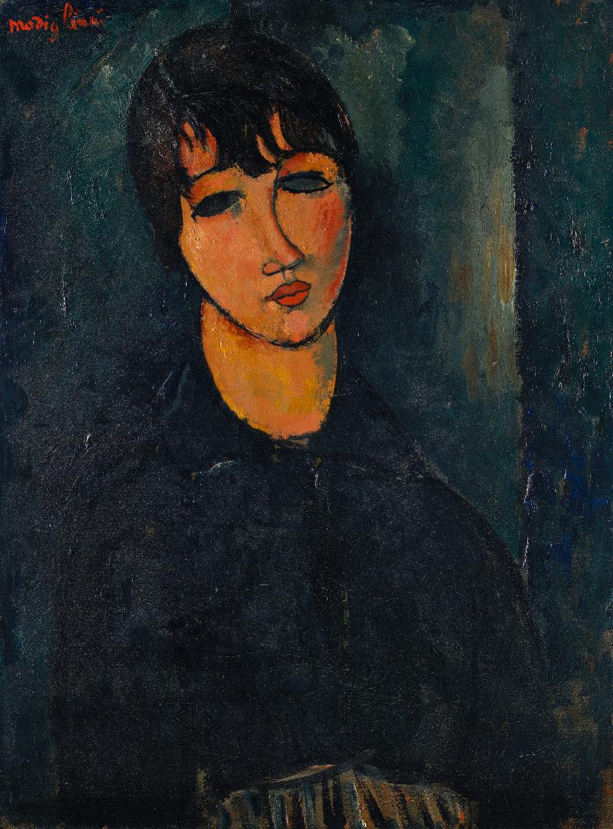 Reproduction du tableau « La Petite Servante - Amedeo Modigliani » par Alpha Reproduction en peinture à l’huile