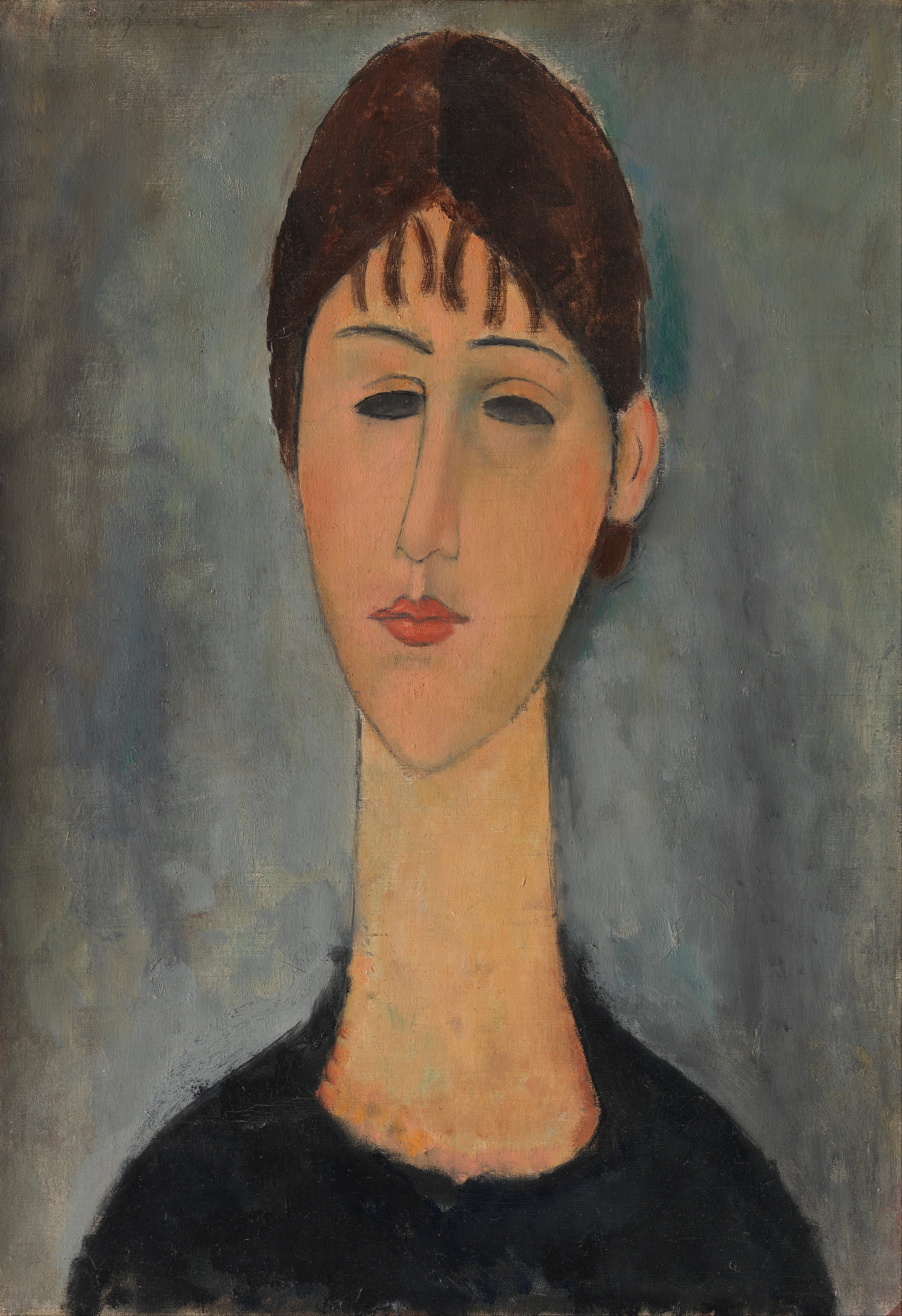 Reproduction du tableau « Jeune femme - Amedeo Modigliani » par Alpha Reproduction en peinture à l’huile
