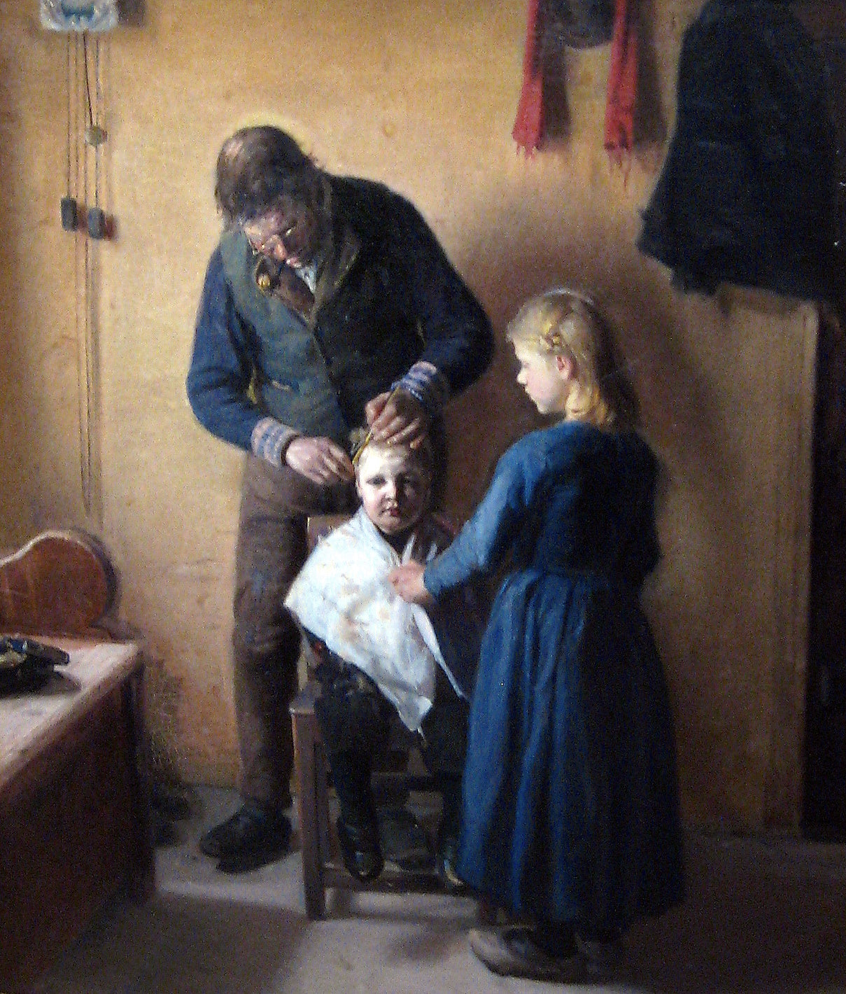 Chez le coiffeur - Anna Ancher - Alpha Reproduction