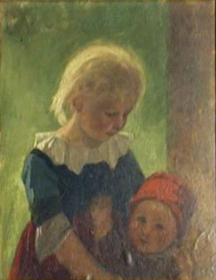 Deux enfants. - Anna Ancher - Alpha Reproduction