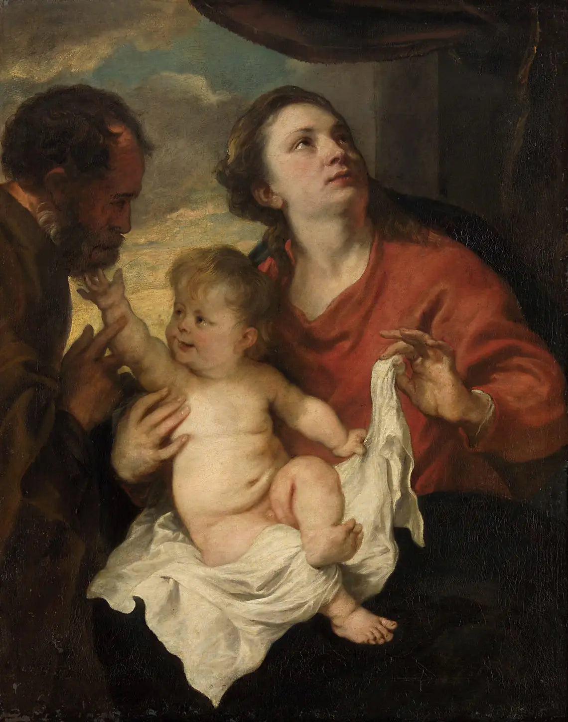 La Sainte Famille « Trinitas terrestris » - Antoine van Dyck - Alpha Reproduction