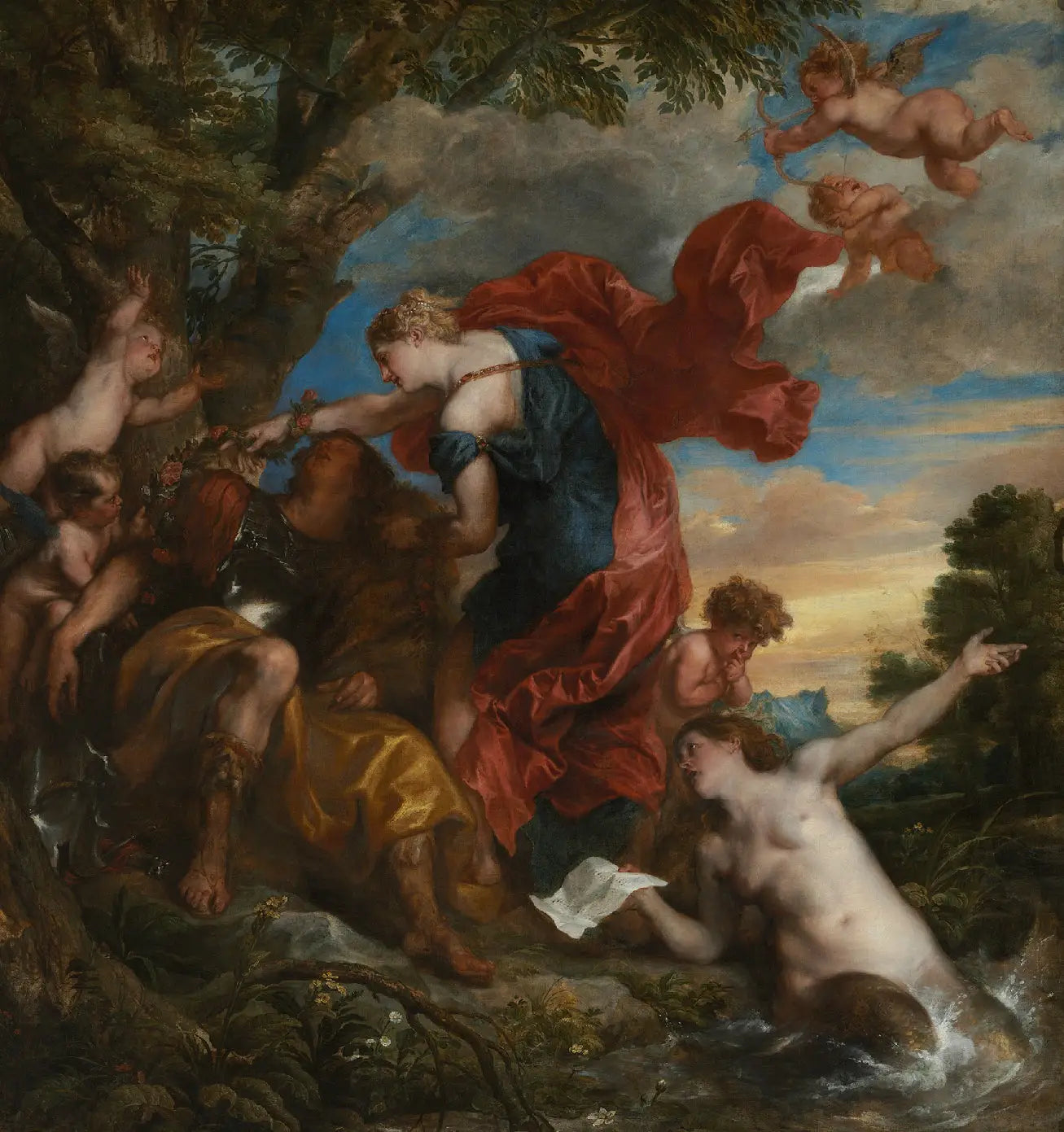 Renaud et Armide - Antoine van Dyck - Alpha Reproduction