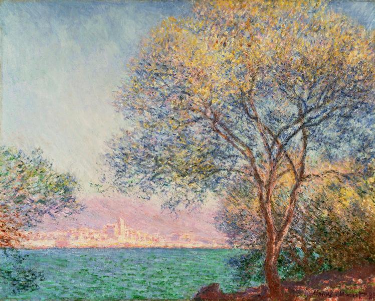 🌅 อองติบส์ ตอนเช้า – Claude Monet (1888)