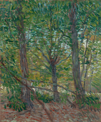 Reproduction du tableau « Arbres - Vincent van Gogh » par Alpha Reproduction en peinture à l’huile