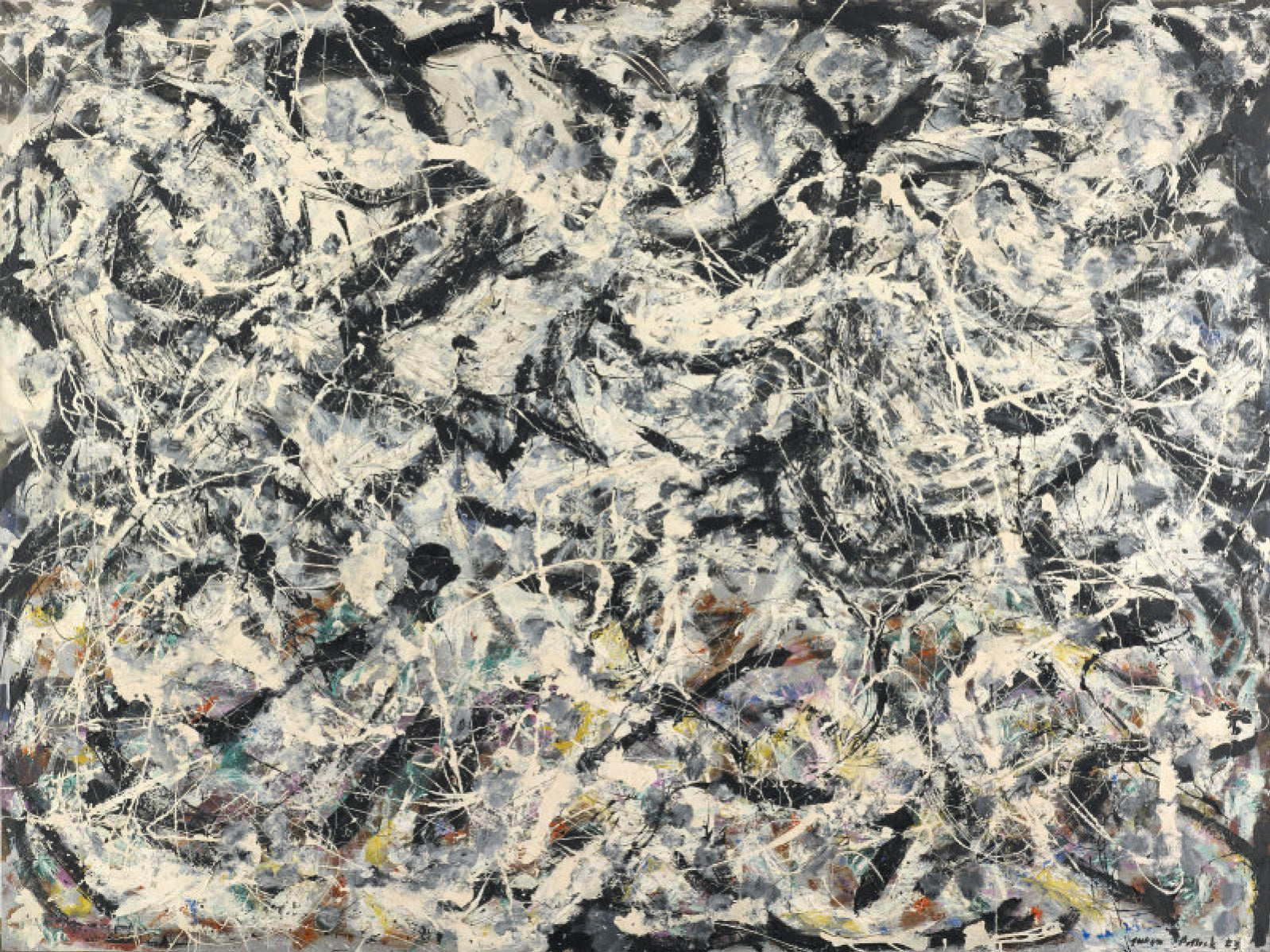 Arc-en-ciel grisé - Jackson Pollock