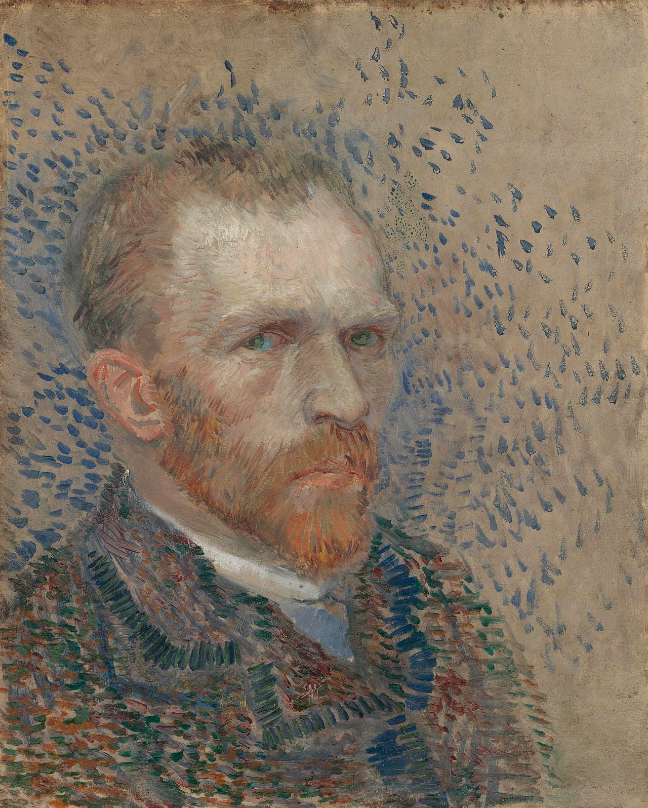 🖼️ ภาพเหมือนตัวเอง – Vincent van Gogh (1887)