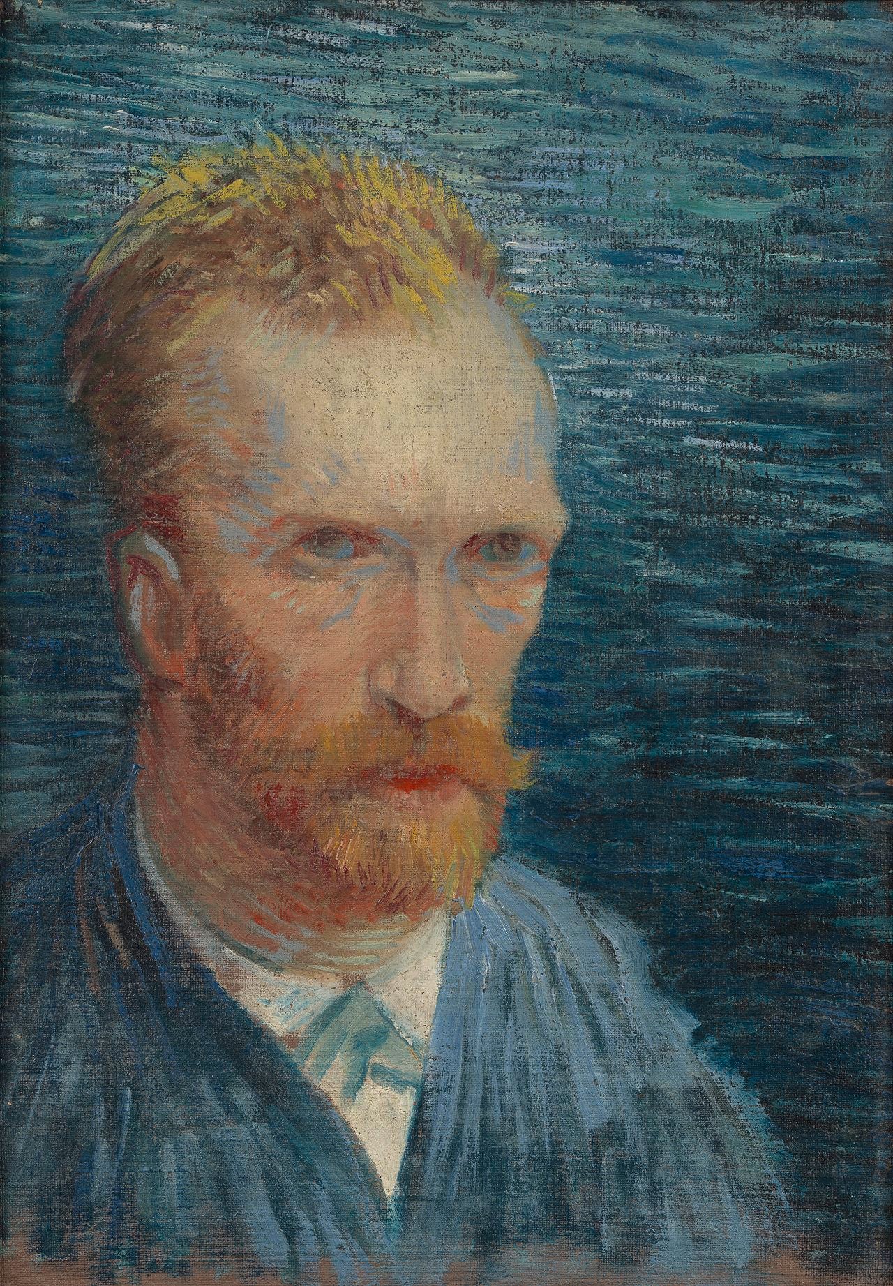 🎨 ภาพเหมือนตัวเอง – Vincent van Gogh (1887)