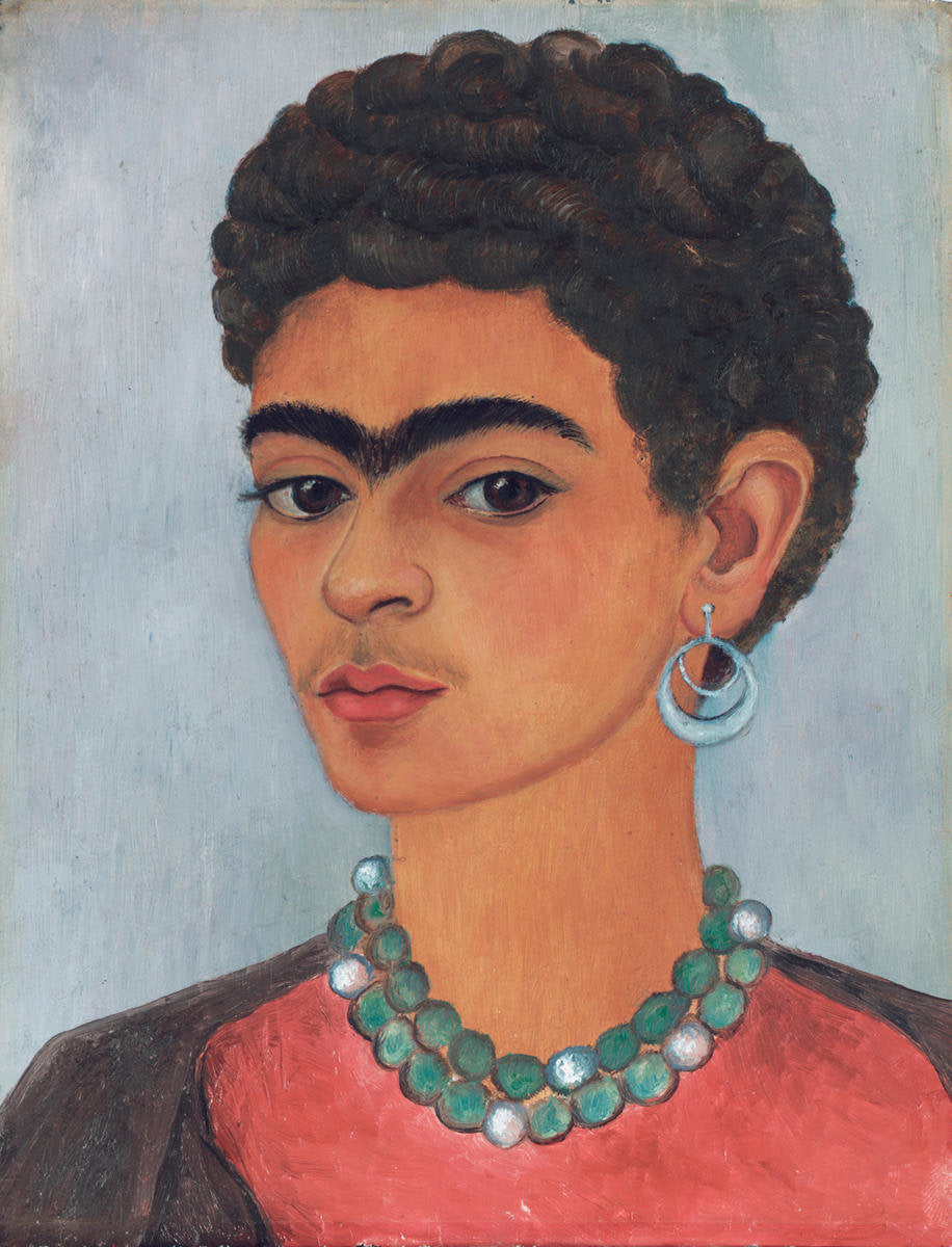 ภาพเหมือนตนเองผมหยิก – Frida Kahlo (1935)