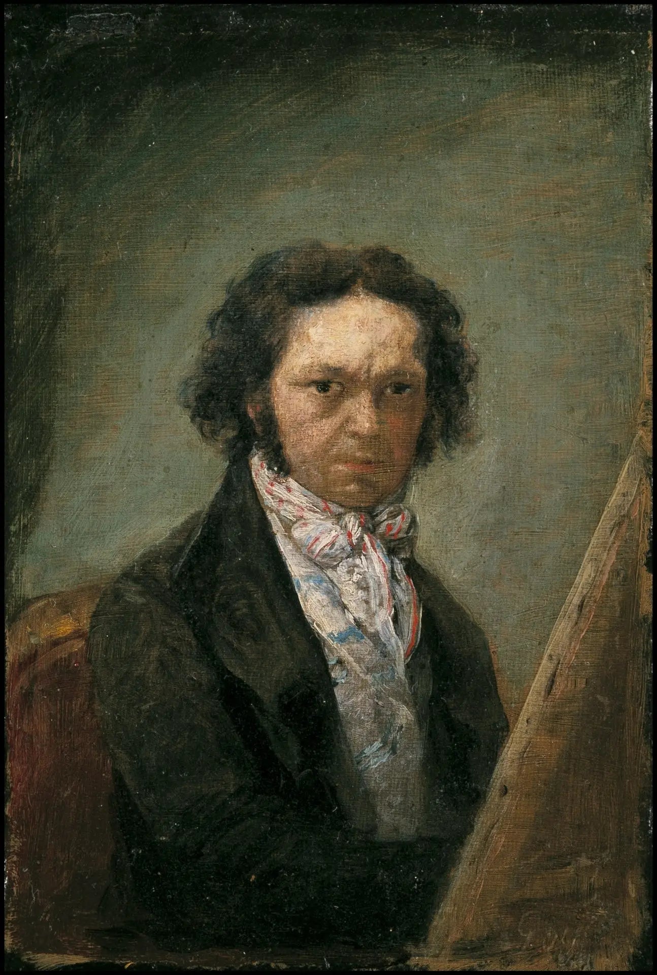Reproduction du tableau « Autoportrait sur lin - Francisco de Goya » par Alpha Reproduction en peinture à l’huile