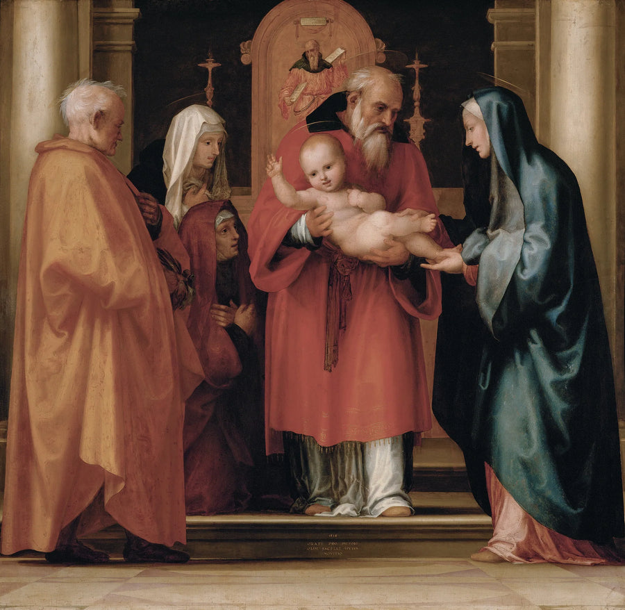 การนำเสนอที่วัด - Fra Bartolomeo