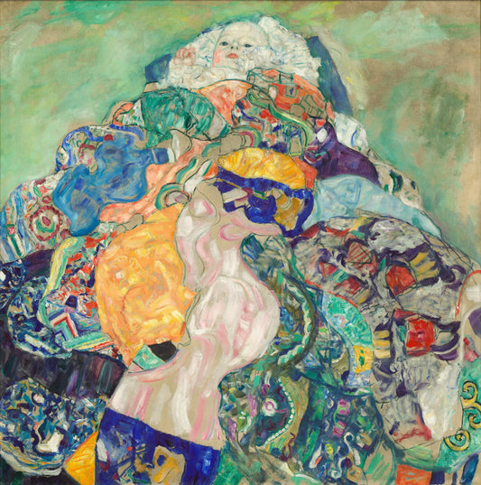 👶🎨 ทารกในเปล – Gustav Klimt (1917–1918)