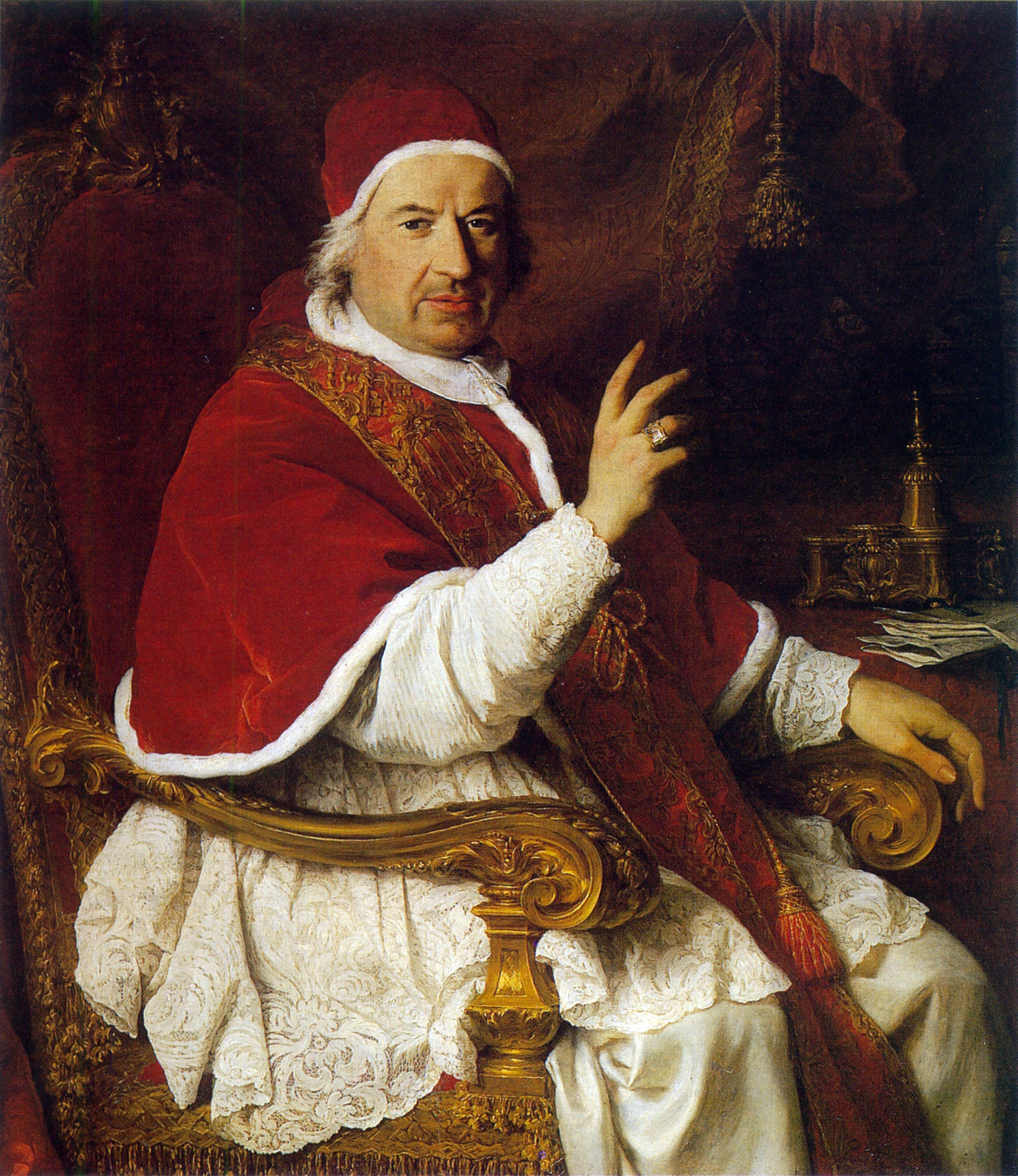 Portrait du pape Benoît XIV - Pierre Subleyras