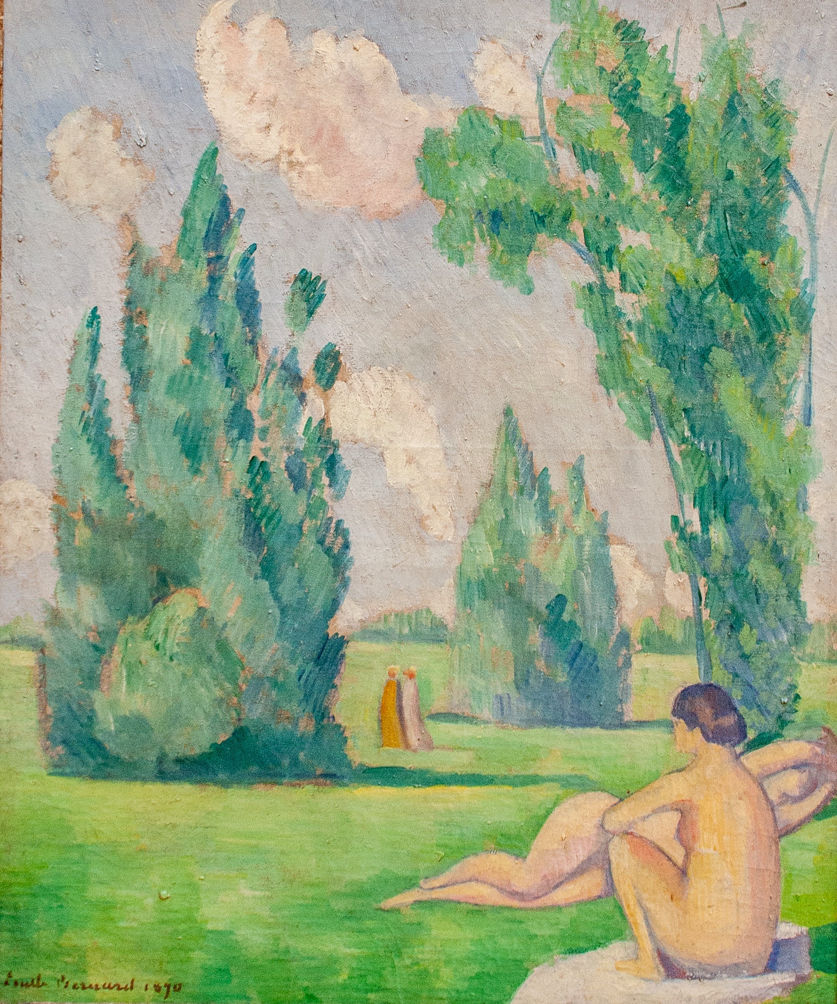 Nus dans un paysage - Émile Bernard - Alpha Reproduction