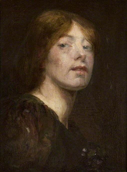 Autoportrait, Bessie MacNicol, 1893, peinture à l’huile