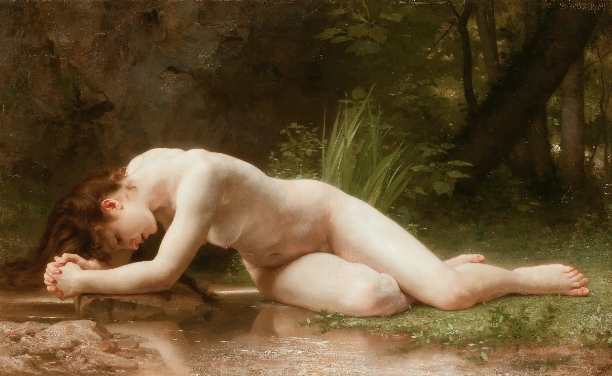 Reproduction du tableau « Byblis - Bouguereau » par Alpha Reproduction en peinture à l’huile