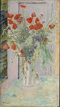 Reproduction du tableau « Coquelicots dans un vase - Pierre Bonnard » par Alpha Reproduction en peinture à l’huile