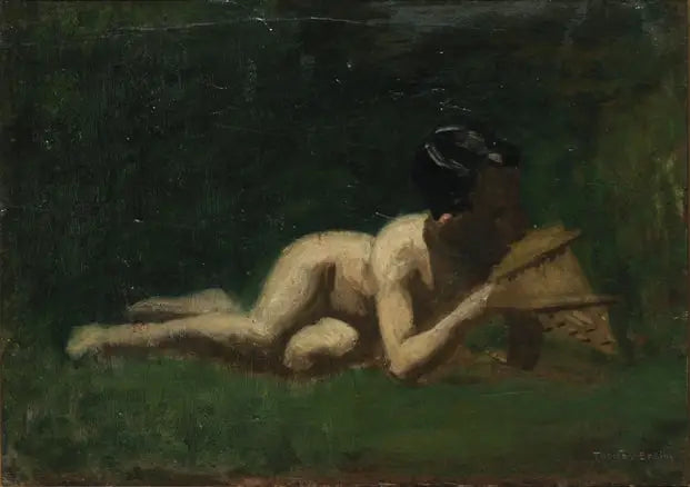 Garçon allongé - Thomas Eakins - Alpha Reproduction
