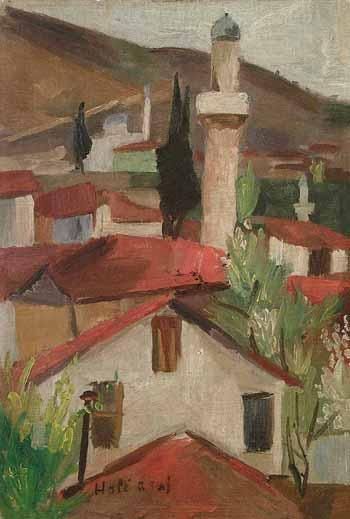 Bursa — Hale Asaf, vers 1925, huile sur toile