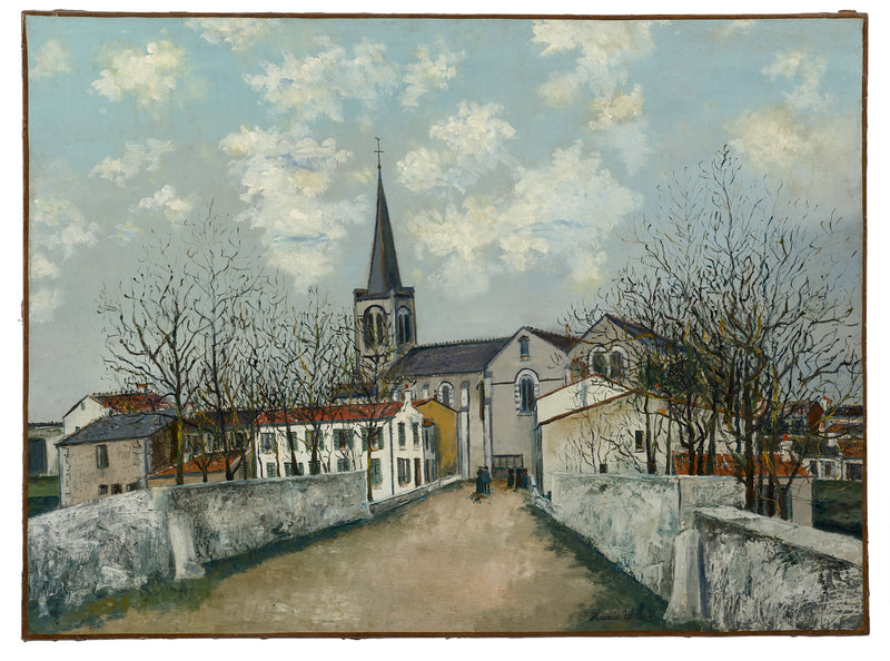 Église de Pont-Saint-Martin (1917) - Maurice Utrillo