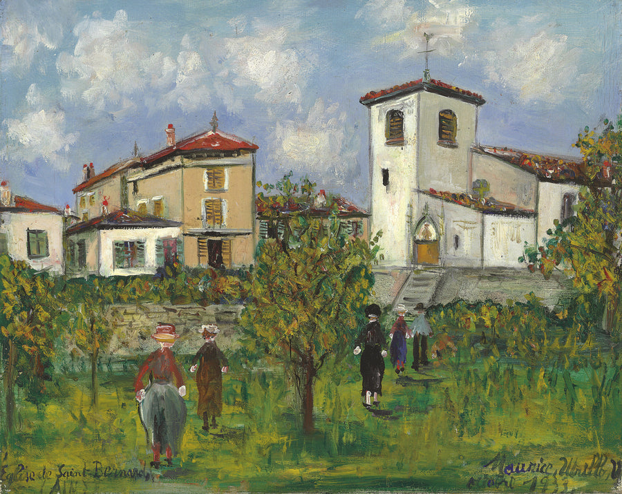 Église de Saint-Bernard (1933) - Maurice Utrillo