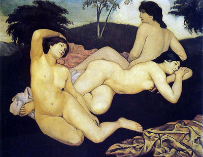Après le bain les nymphes - Émile Bernard - Alpha Reproduction