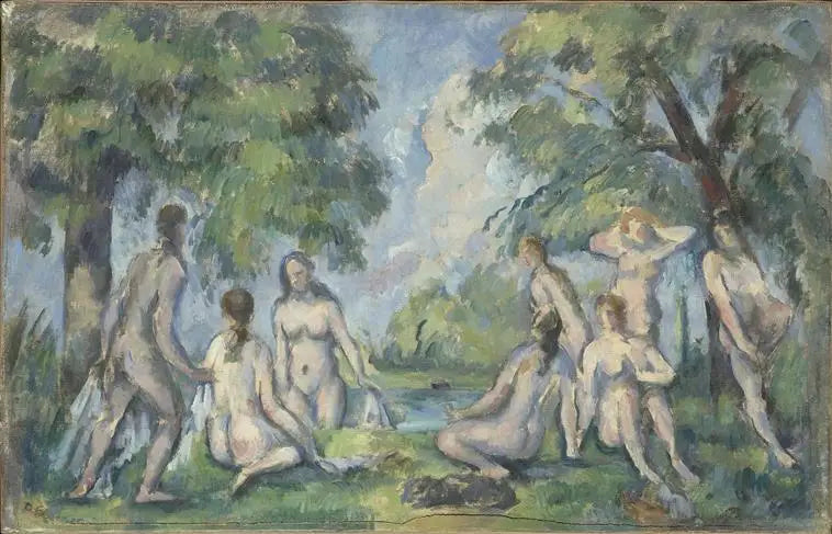 นักอาบน้ำ - Paul Cézanne