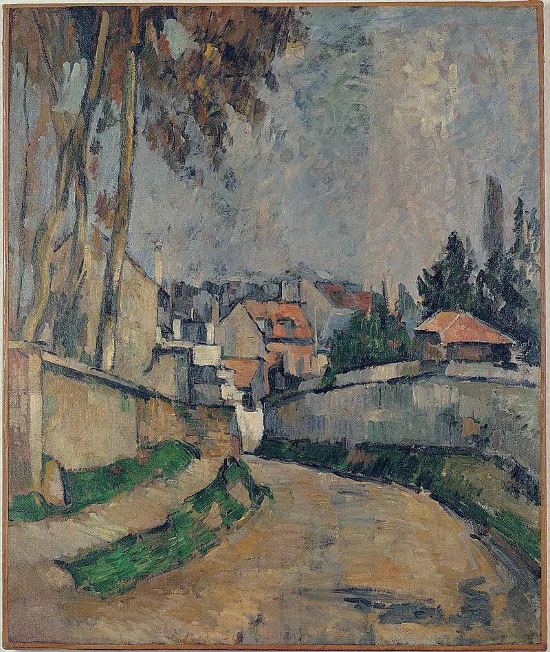 บ้านริมถนน II - Paul Cézanne