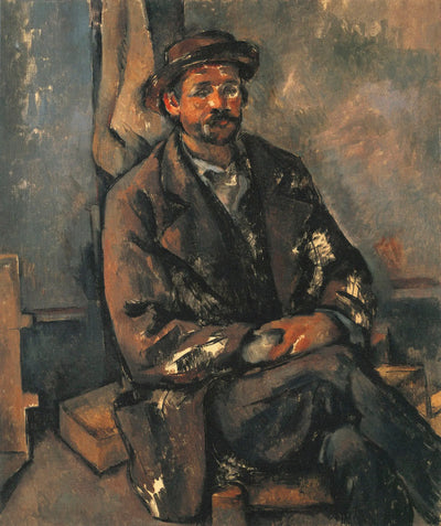 Reproduction du tableau « Paysan assis - Paul Cézanne » par Alpha Reproduction en peinture à l’huile