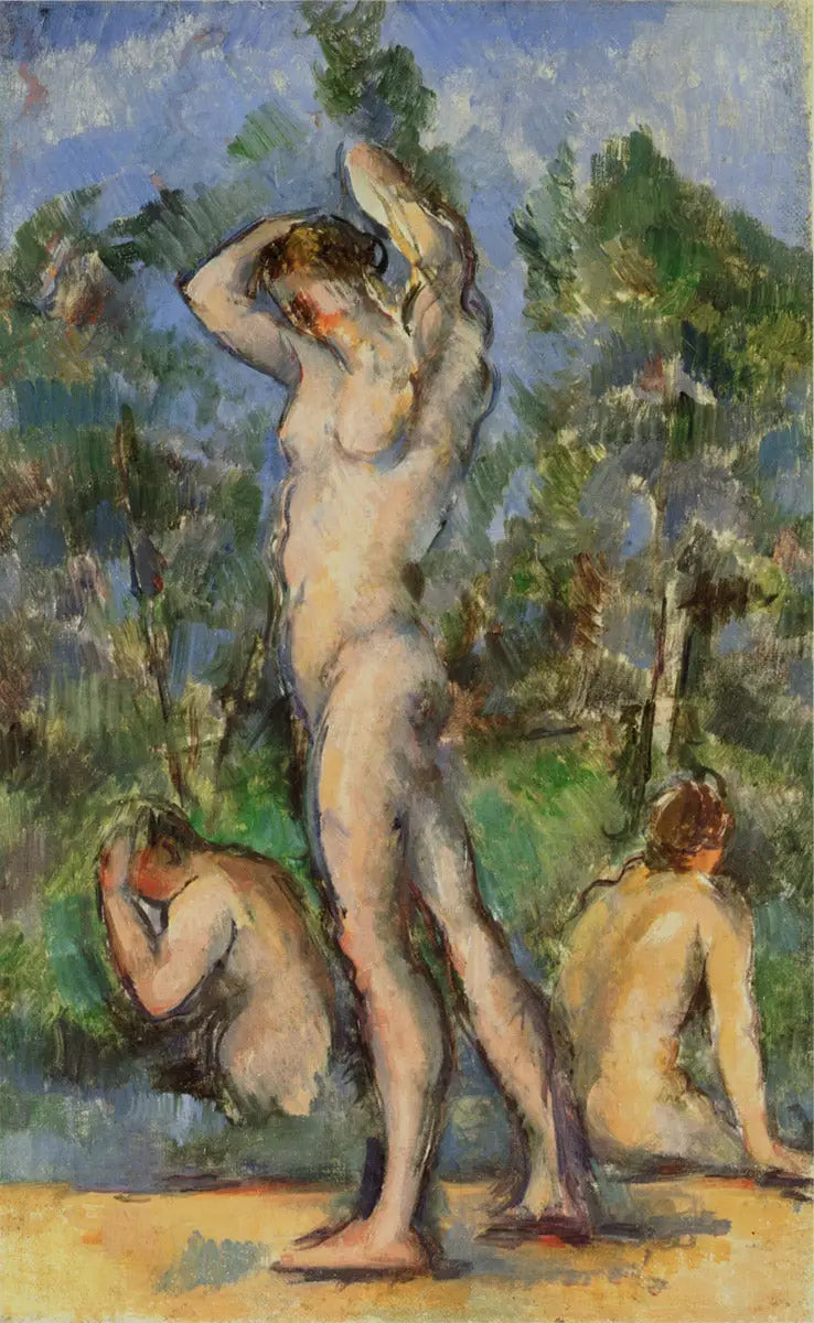 การอาบน้ำ - Paul Cézanne