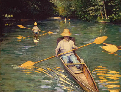 Reproduction du tableau « Périssoires - Gustave Caillebotte » par Alpha Reproduction en peinture à l’huile