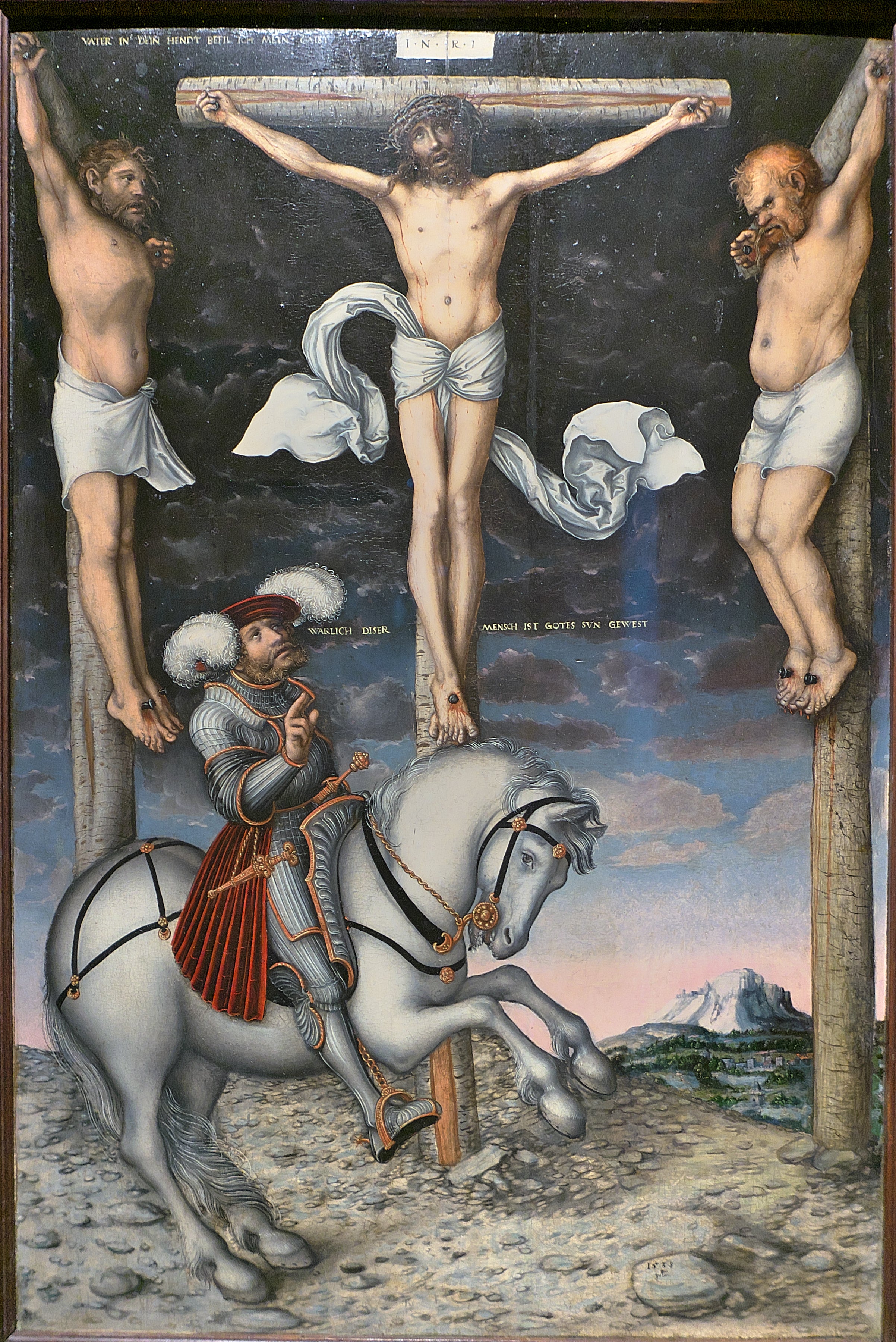 La Crucifixion avec le centurion converti - Lucas Cranach the Elder