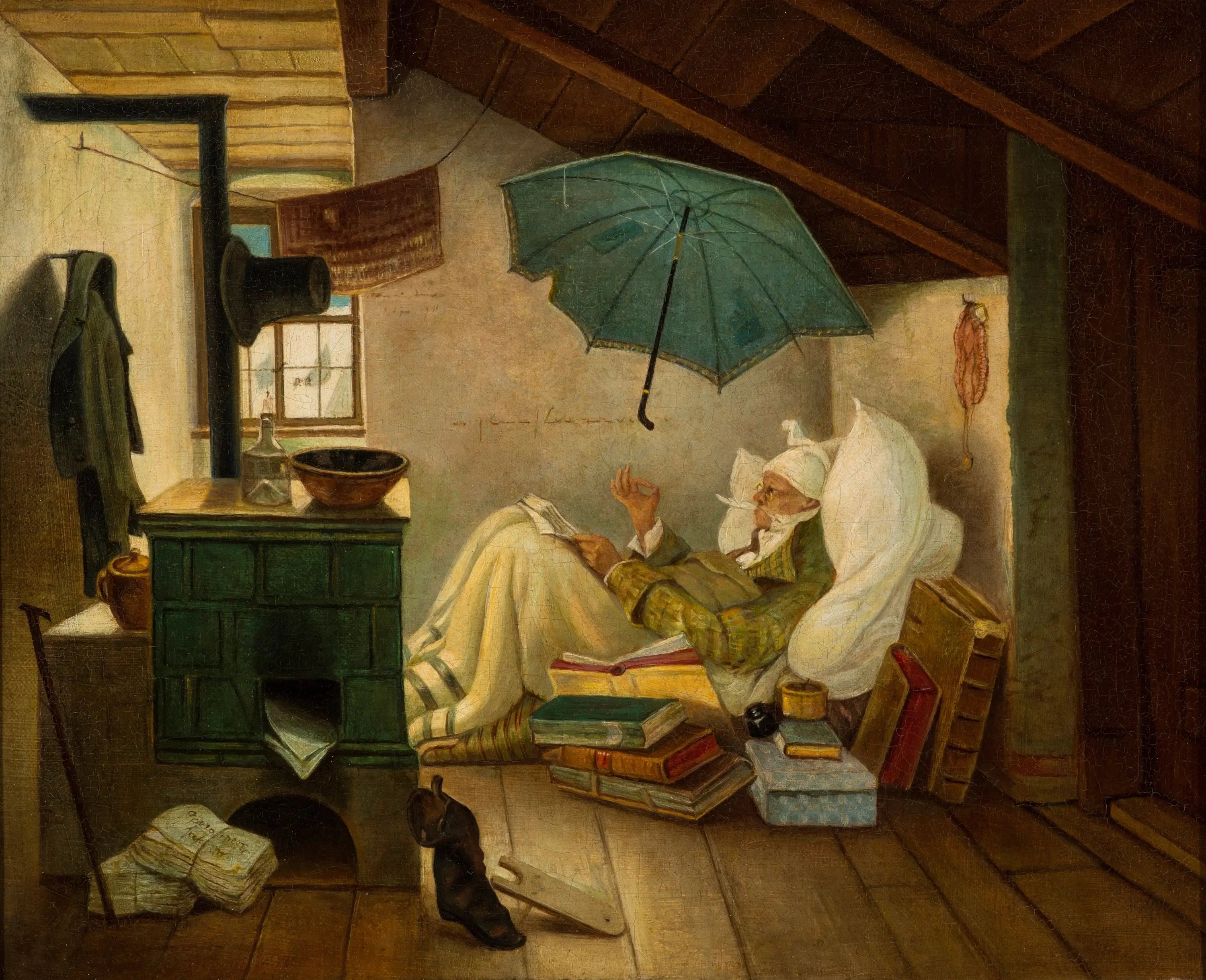 Le Pauvre Poète - Carl Spitzweg - Alpha Reproduction