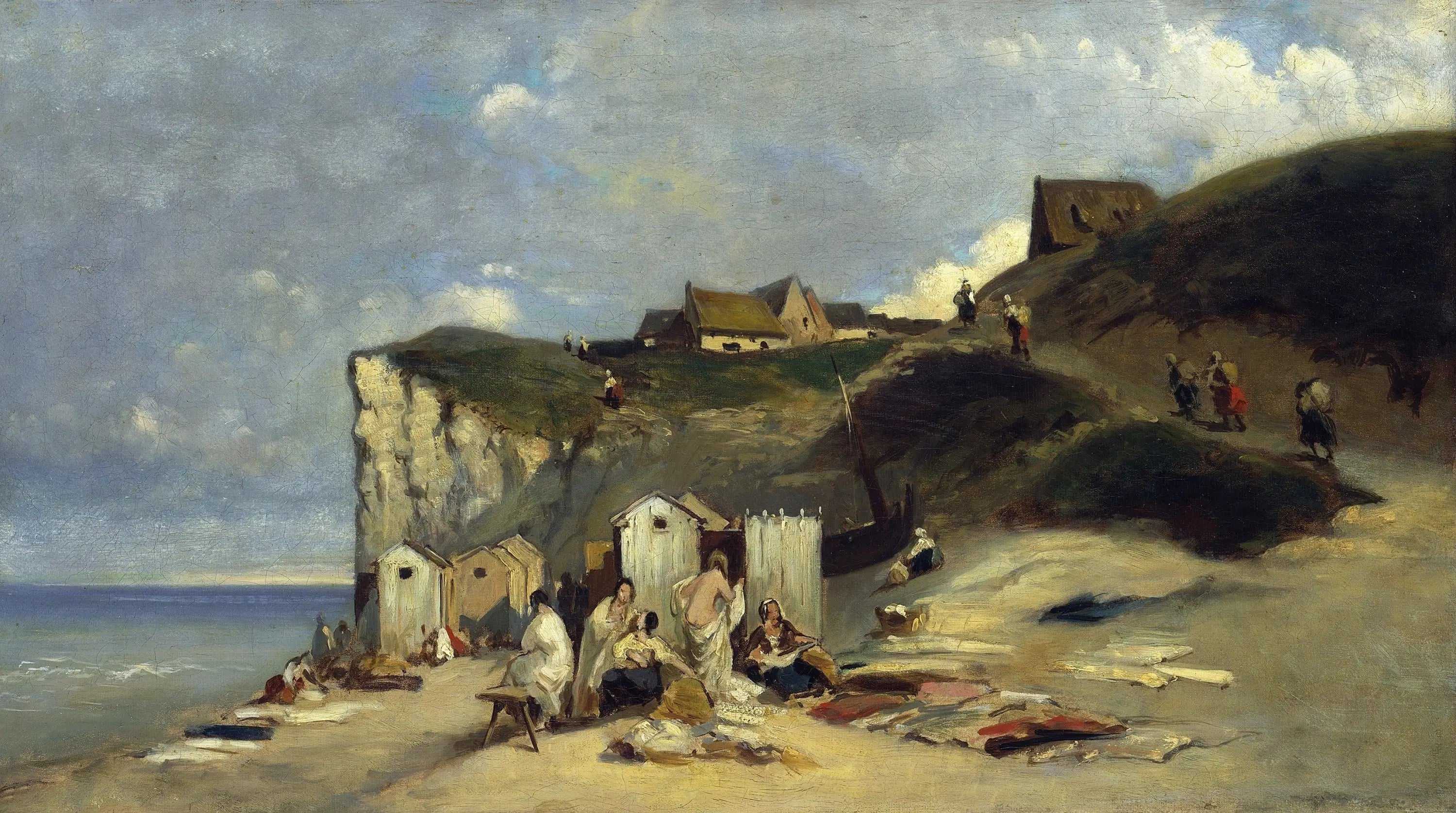 Bain de femme à Dieppe I - Carl Spitzweg - Alpha Reproduction