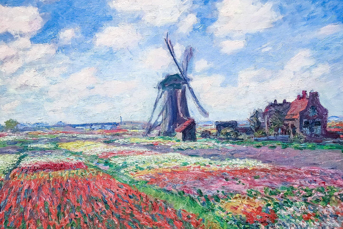ทุ่งทิวลิปในฮอลแลนด์ – Claude Monet (1886)