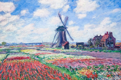 ทุ่งทิวลิปในฮอลแลนด์ – Claude Monet (1886)