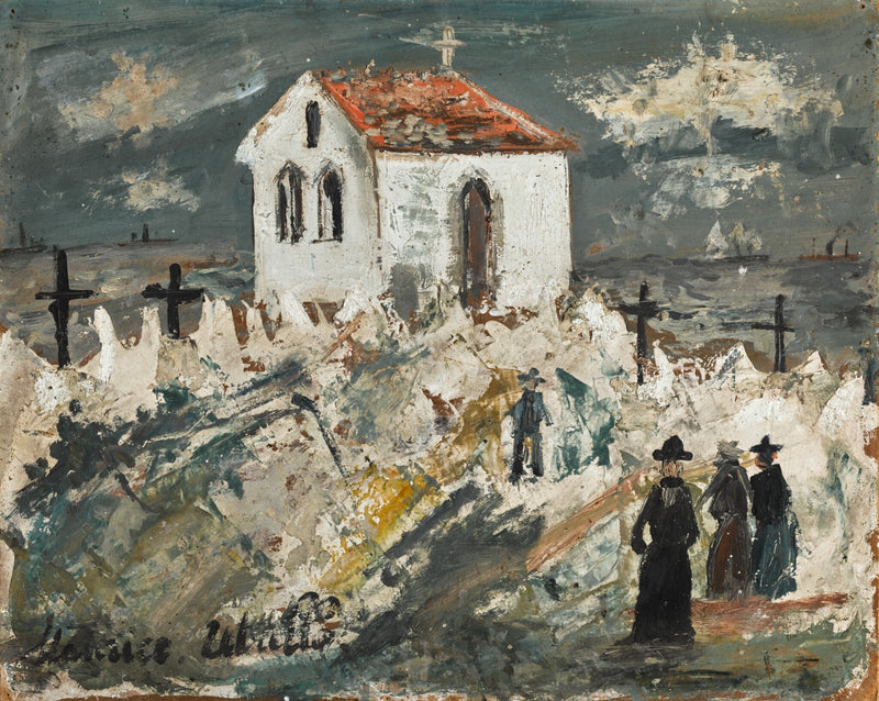 Chapelle en Bretagne (1913) - Maurice Utrillo