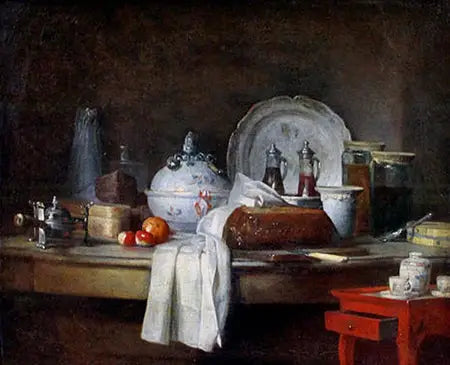 La table d’office - Jean Siméon Chardin - Alpha Reproduction